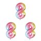 thumbnail image 3 of Monstrate Globos digitales Hermosa de cumpleaños Fácil de inflar Suministros para fiestas Decoraciones de boda Adorno maravilloso gradiente rampa8 Type1 NO1 Monstrate CBP342092, 3 of 6