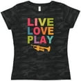 thumbnail image 3 of Inktastic Live Love Play The Trumpet Women's T-Shirt, 3 of 5