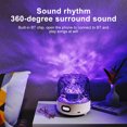 thumbnail image 4 of Graflsoa 16-Color Bluetooth Speaker Night Light with Dynamic Water Wave Effects, Touch & Remote Control, Built-in Battery, LED Mood Lighting for Bedroom, 4 of 6