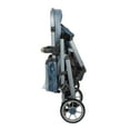 Monbebe Lynx 6 in 1 Modular Travel System Stroller, Distressed Plaid