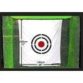 thumbnail image 3 of Gagalileo 5'x6' Golf Practice Target Cloth, Heavy-Duty Replacement Backstop with High-Visibility Black Bullseye for Backyard Driving Nets, 3 of 5