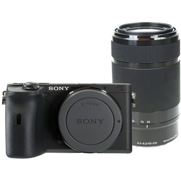 Sony Alpha a6600 Mirrorless Digital Camera Body with Sony E 55-210mm F4.5-6.3 OSS Lens