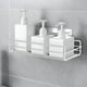 thumbnail image 4 of Xihbxyly Estantes Flotantes de Pared con Estructura de Metal Negro, Instalación Segura, Organizador Versátil para Baño, Cocina, Sala de Estar y Oficina, 27,5 X 11 X 5,5 Cm., 4 of 5