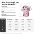 thumbnail image 5 of Lsque Bluey print Men's Cuban Collar Short Sleeve Shirt Summer Beachwear Casual Button Down Fashionable Vacation Leisure Shirt-4X-Large, 5 of 7