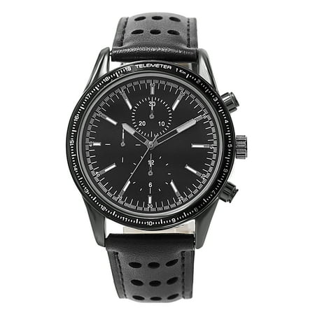 George Men's Adult Round 42mm Gunmetal Case Analogue Watch