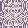 thumbnail image 6 of SAFAVIEH Cambridge Leslie Geometric Wool Area Rug, Purple/Ivory, 2' x 3', 6 of 6