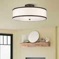 thumbnail image 6 of Livex Lighting - Park Ridge - 3 Light Semi-Flush Mount in New Traditional Style, 6 of 10