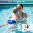 thumbnail image 7 of Aqua SwimSchool Reusable Polyester Swim Diaper for Infants 6-18 Months, 16-28 lbs, Blue Multicolor, 7 of 7