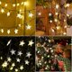 thumbnail image 2 of Luces solares navideñas para exteriores, cadena de luces de estrellas, 39 pies Twinkle Fairy, 2 of 4
