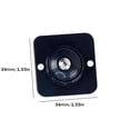 thumbnail image 2 of Mini Ruedas Giratorias 4 piezas de ruedas pequeñas autoadhesivas de bajo ruido accesorios para el hogar (negro A) Ndcxsfigh Libre de BPA, 2 of 7