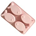 thumbnail image 1 of Coofit Fish Shaped Cake Mold Silicone 4-Cavity Soap Making Mold Chocolate Candy Mold, 1 of 10