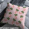 thumbnail image 2 of Castle Fairy Red Candy Canes Fabric by the Yard 1 Yard for Teens,Kawaii Bowknot Home Decor Fabric by the Yard,Merry Christmas Room Decor Fabric by the Yard,Microfiber Bedroom Decor, 2 of 6