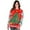 Red-christmas Tree, variant on Socal Look Women's Ugly Christmas Sweater, Long Sleeve Crew Neck Acrylic Holiday Pullover, L
