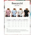 thumbnail image 4 of Beecarchil Women Casual Ruffle Short Sleeve Tops Summer Crew Neck Eyelet Shirts Flowy Dressy Tunic Blouses White XL, 4 of 4