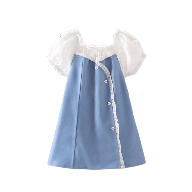 Vestidos de nina pequena Vestido de mezclilla de manga larga para ninas Ropa Tutu Vestido de fiesta Vestido de fiesta Primavera Otono Ropa de bebe Vestidos18 24M Etiqueta 90 Gao Jinjia LED