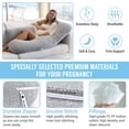 thumbnail image 5 of Pharmedoc Pregnancy Pillow, U-Shape Full Body Pillow and Maternity Support - Gray, 5 of 7