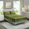 thumbnail image 4 of NC Home Fashions Sheet Set - Soft Classic 300 Thread Count Microfiber, 4 Pieces - Full, Fern, 4 of 4