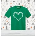 thumbnail image 2 of Shop4Ever Shamrock Clover Heart St. Patrick's Day Toddler's Cotton T-Shirt 3T Green, 2 of 6