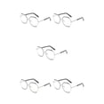 thumbnail image 1 of Sonducket Gafas de lectura, gafas de lectura, lentes antiazules, bloque cuadrado de gran tamaño, hipermetropía, colgante de moda a la moda, Type2 NO2, 1 of 6