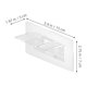 thumbnail image 2 of unbranded 8Ud Sujetadores De Estantes Transparentes Sin Perforación Para Muebles Y Gabinetes, 2 of 8