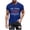 Blue, variant on Usa 250Th Anniversary Shirt Patriotic Graphic T Shirt Print Short Sleeve Independence Day 250Th Mens Graphic Tees Blue L