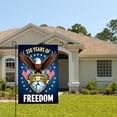 thumbnail image 2 of Amhnf 250 Years Of Freedom Eagle American Flag Garden Flag For Home Outdoor Garden Yard Decor 12x18 inch, 2 of 5