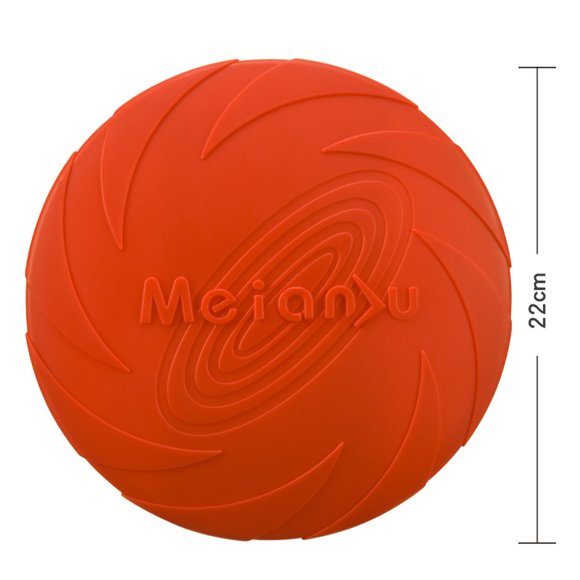 Amyove Pet Flying Discs Soft Non-slip Anti-chewing Dog Interactive Training Toy Pet Supplies