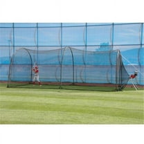 HandsOn Xtender 24 ft. Batting Cage with Steel Frame, 24' x 12' x 24'