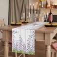 thumbnail image 2 of Table Runners 36 Inches Long Dress Scarves, Purple Flowers Farmhouse Kitchen/Dining Table Runner, Short Coffee Tablerunners, Weeping Elegant Spring Floral Wooden Pastoral 13x36 Inch, 2 of 9
