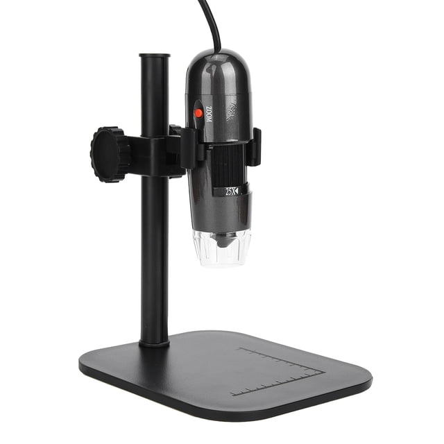 Microscope Numérique,S04 8LED Microscope à Lumière Blanche Instrument Microscope USB Fiabilité Ultime