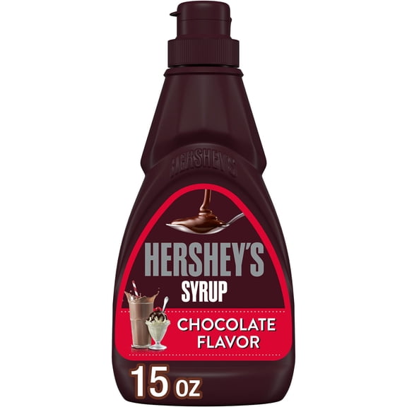 Hershey's Chocolate Flavored Syrup, Bottle 15 Oz