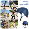 thumbnail image 4 of XJD Kids Bike Helmet Toddler Helmet Ages 3-12 Boys Girls Childrens Helmet,Multi-color Adjustable Lightweight Multi-Sport Helmet, 4 of 10