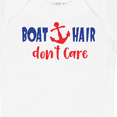 thumbnail image 4 of Inktastic Boat Hair Don't Care, Boat Anchor, Sailor, Sailing Boys or Girls Baby Bodysuit, 4 of 5