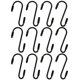 thumbnail image 4 of Stainless Steel S Hooks Iron Hook Space Saving Bathroom Garage 12Pcs, 4 of 4