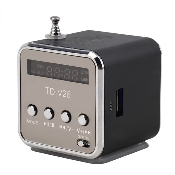 Portable Mini USB Speaker MP3/4 Music Player Support SD TF Card USB2.0 Stereo FM Radio