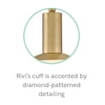 thumbnail image 3 of 84287LCB Lark Rivi - 12W 1 LED Medium Pendant-17 Inch Tall and 13 Inch Wide-Lacquered Brass Finish, 3 of 12