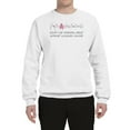 thumbnail image 2 of Donâ€™t Let Friends ALone Awareness Unisex Crewneck Graphic Sweatshirt, White, 2XL, 2 of 3
