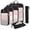 A-Black-6, variant on TRIPGEAR 6 Set Mesh Travel Packing Cubes,Lightweight Organizer Bags for Luggage Storage