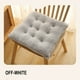 thumbnail image 5 of Yhmxh Cojín para silla de color liso con acabado mate, cojín para silla de comedor, cojín para oficina, estudiante y asiento de invierno, resistente a la decoloración., 5 of 6