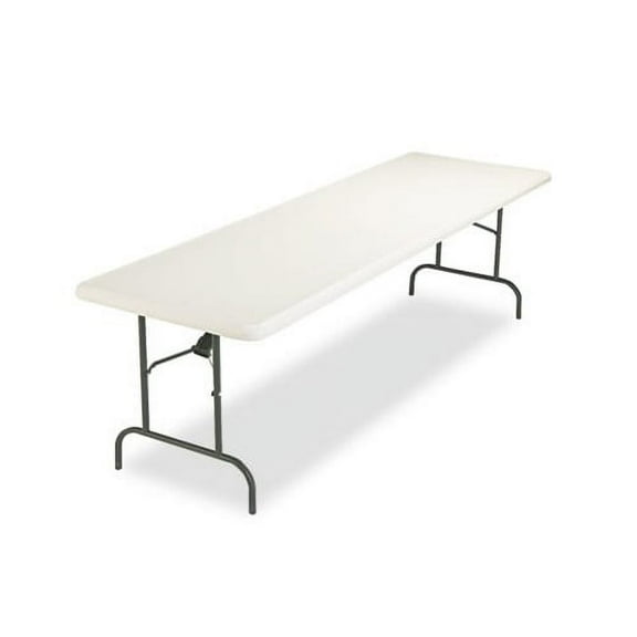 IndestrucTables Too 1200 Series Folding Table 96w x 30d x 29h, Platinum
