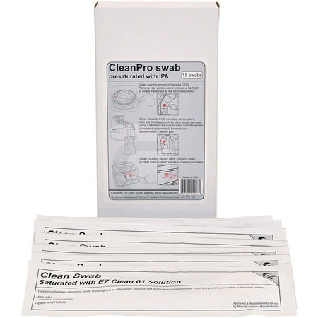 UPC: 0857287002032 | Cassida CleanPro Swab for Currency and Coin Counters (CleanPro Swab)