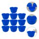 thumbnail image 1 of unbranded 10Ud Comederos De Plástico Para Jaula De Semicircular Azul Fácil Limpieza, 1 of 8