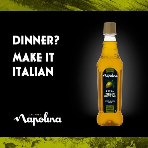Napolina Extra Virgin Olive Oil 500ml, British Import (Pack of 2)