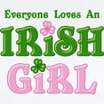 thumbnail image 2 of CafePress - Loves An Irish Girl Infant Bodysuit - Baby Light Bodysuit, Size Newborn - 24 Months, 2 of 4