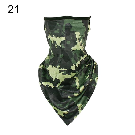 Face Cover Camouflage Scarf Bandana Balaclava Unisex Cooling Neck Gaiters Scarf Anti UV Windproof