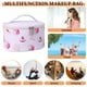 thumbnail image 5 of Estuche de transporte portátil, sencillo y atmosférico para guardar productos para el cuidado de la piel, fabricado en PU, 5 of 5