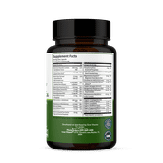Grow Vitamin One Daily Multivitamin for Men - Energy Support, Whole Food Vitamins & Minerals, Non-GMO, 90 Capsules