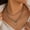 02 Silver, variant on Retro Style Personality Pearl OT Buckle Necklace