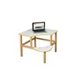 thumbnail image 2 of Corner Desk - white/yellow, 2 of 2