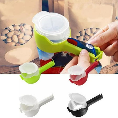 

Seal Pour Food Storage Bag Clip Snack Sealing Clip Fresh Keeping Sealer Clamp Plastic Helper Food Saver Travel Kitchen Gadgets